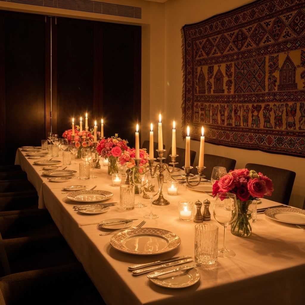 Private dining setting